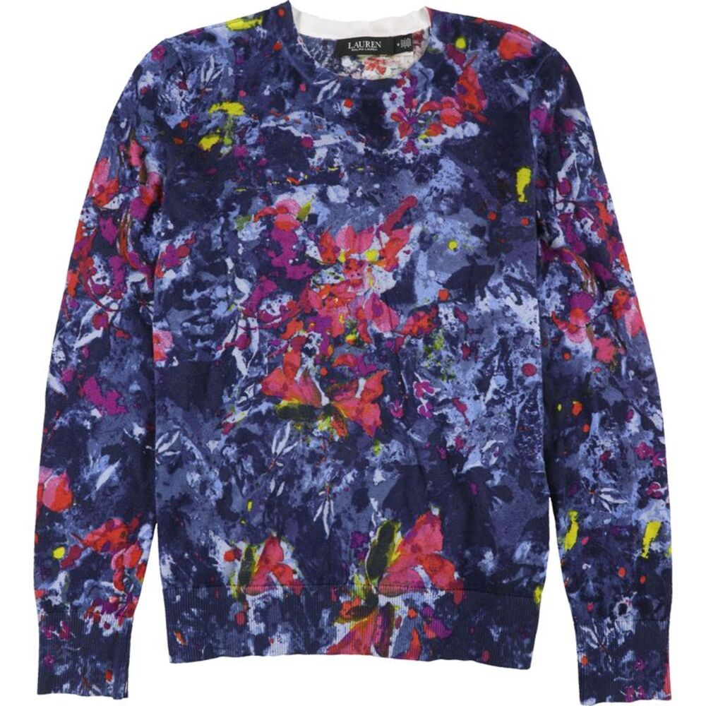 Ralph Lauren Womens Floral Pullover Sweater, NWT